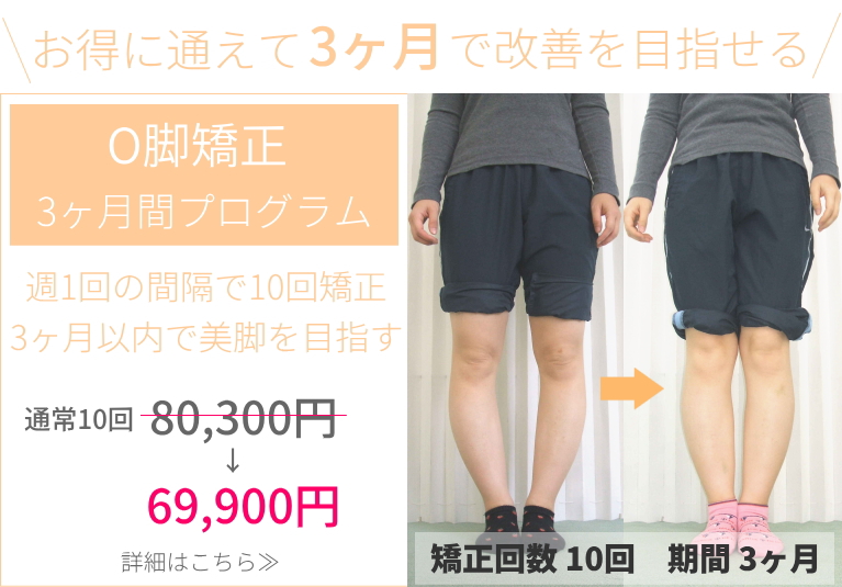 O脚矯正プログラム